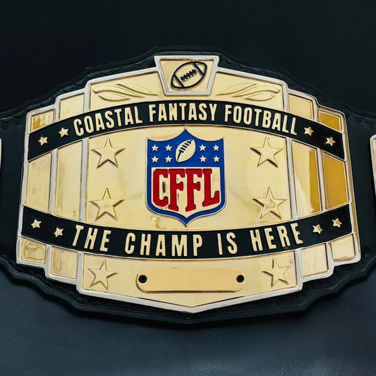 CFFL Fantasy Football Champion Belt – Custom League Trophy