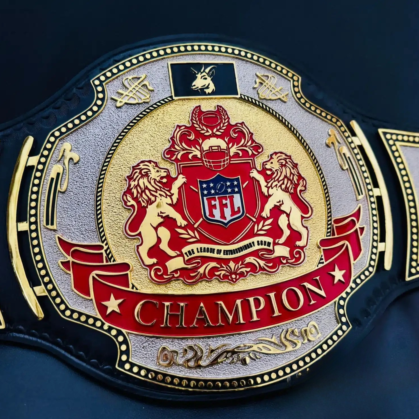 Red Crest Gold Legacy – Champion Title Belt
