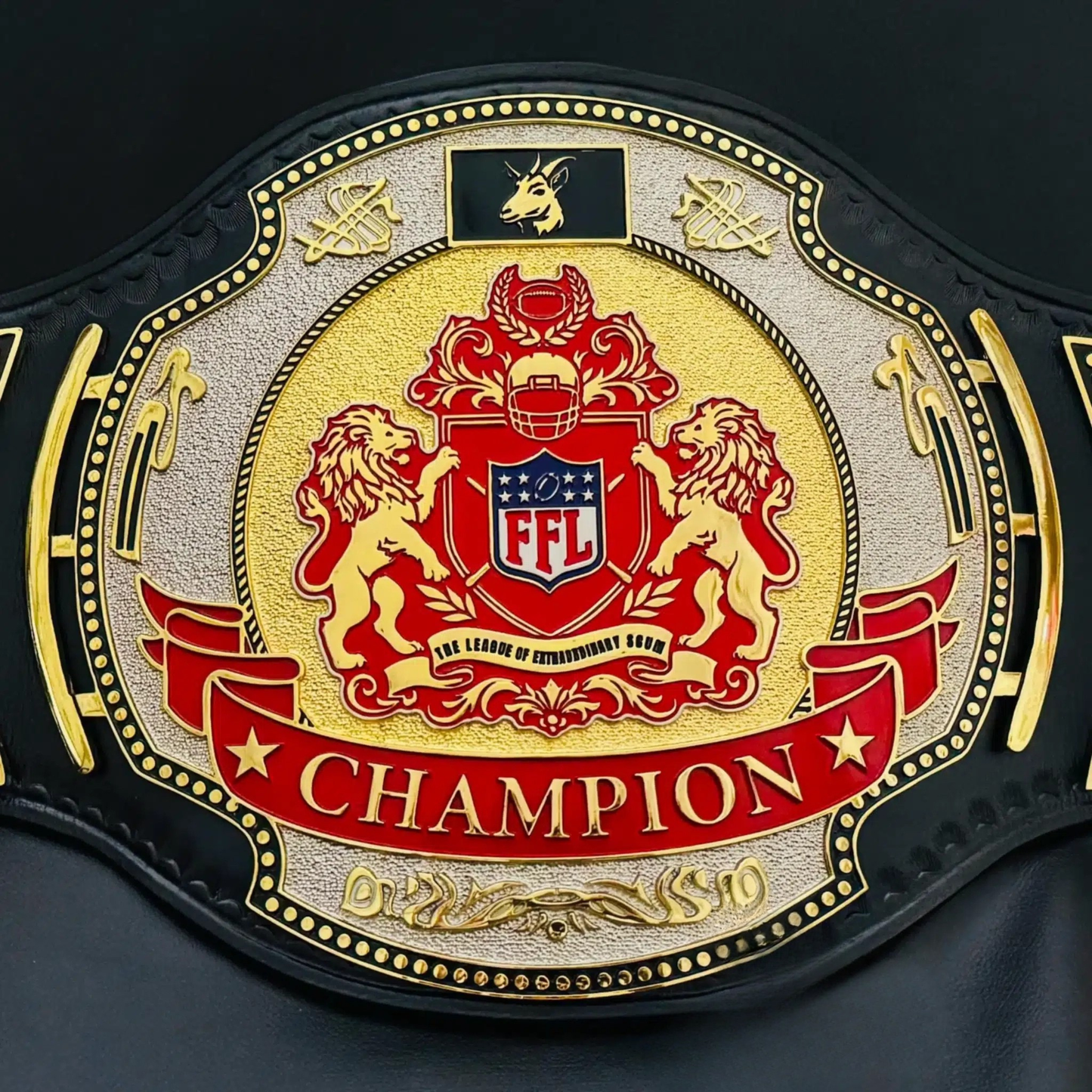 Red Crest Gold Legacy – Champion Title Belt